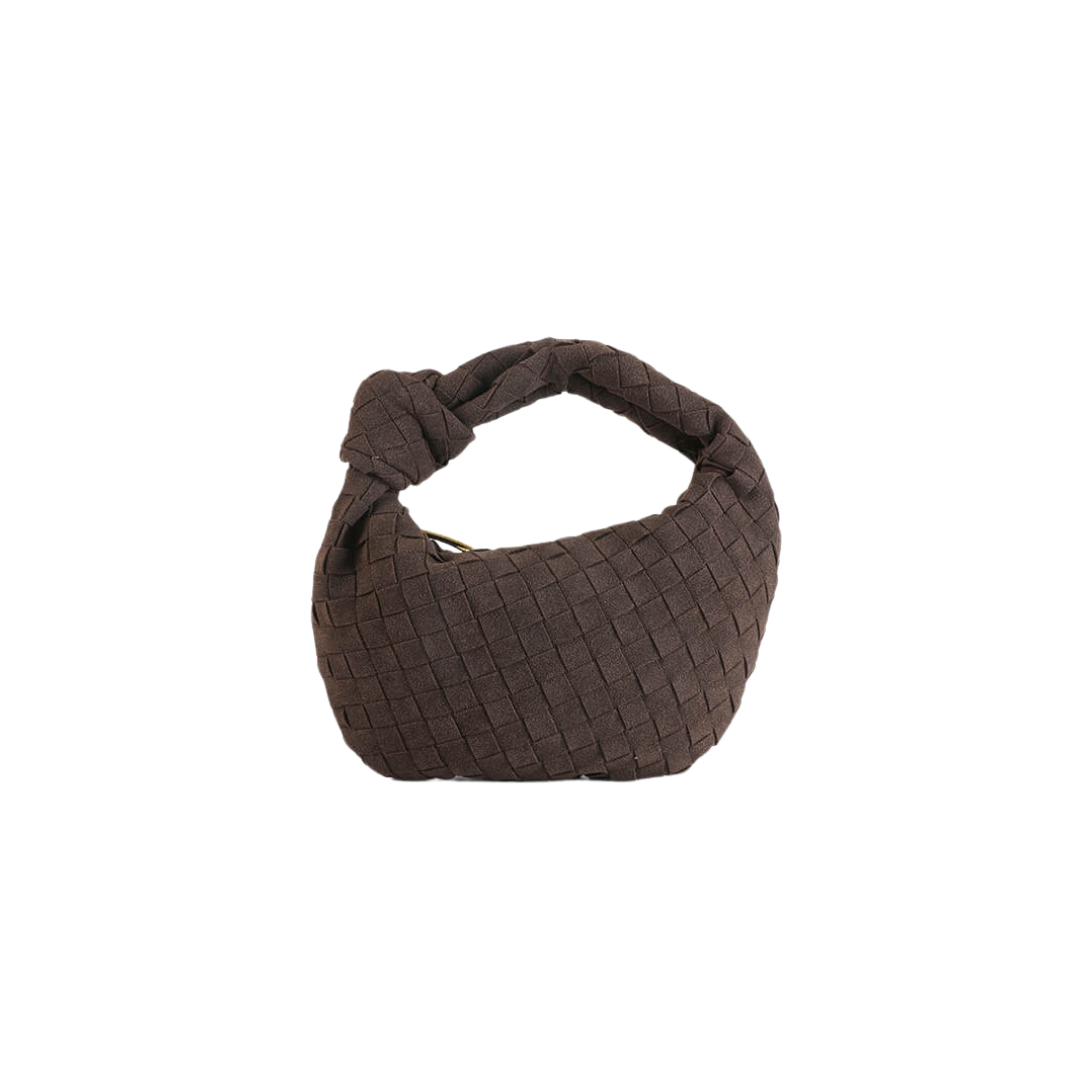 Anne | Mini-veske i vevd semsket skinn