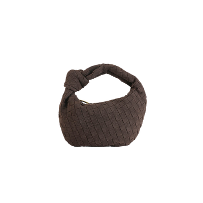 Anne | Mini-veske i vevd semsket skinn