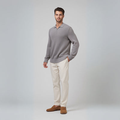 Giovanni | Raffinert genser med demi-glidelås