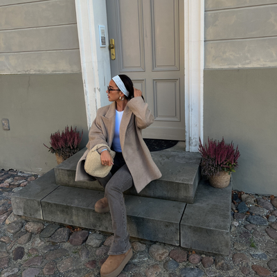 Anne | Mini-veske i vevd semsket skinn