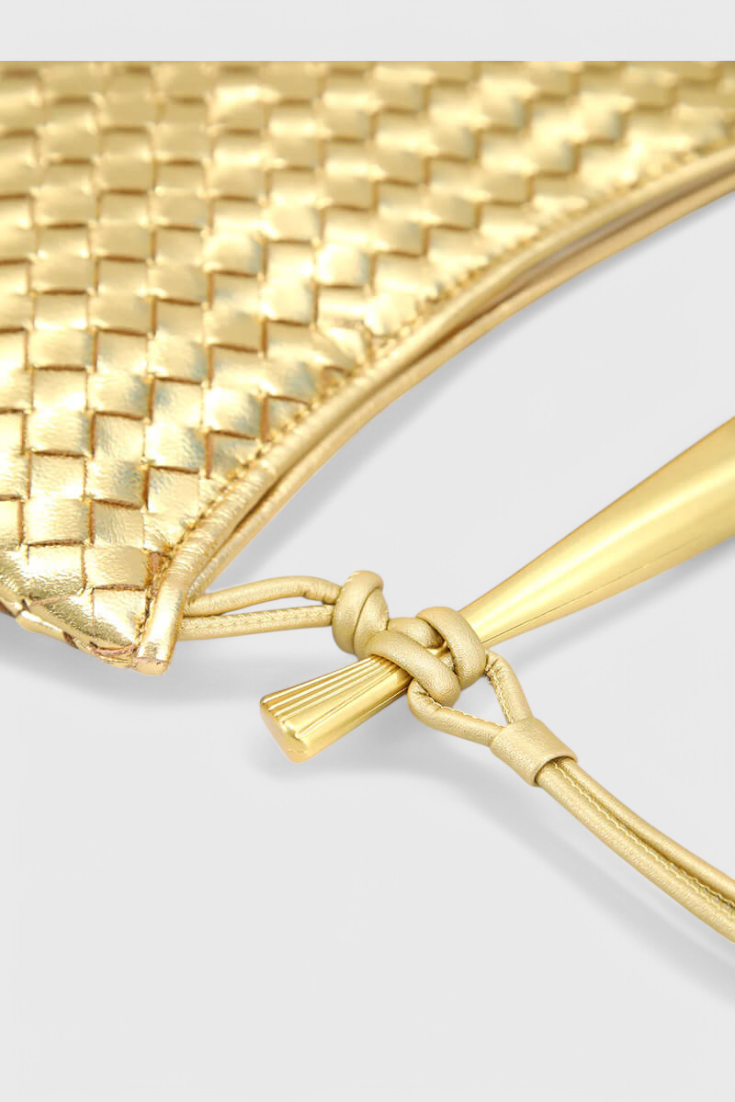 Billi | Vevd Gerda-veske med gullhåndtak