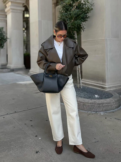 Tote | Skinnhåndveske